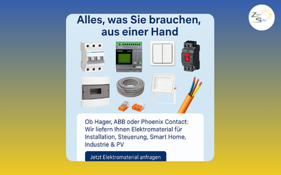 Elektrotechnik vom Feinsten – Alles, was Sie brauchen, aus einer Hand - Alles für Ihre Elektroinstallation – vom Kabel bis zur Steuerungseinheit