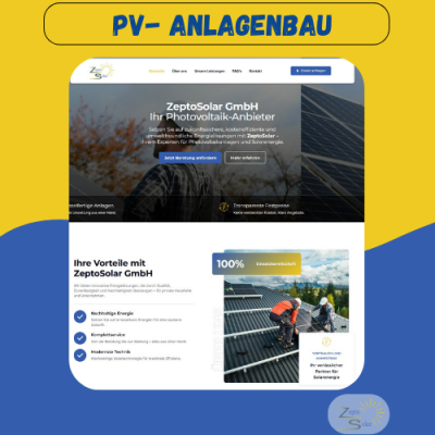 ZeptoSolar ist online – Jetzt auch mit regionaler PV-Installation! - ZeptoSolar – Neue Website &amp; regionale Photovoltaik-Installation | Jetzt informieren!