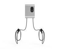 Fox ESS Wallbox C44KP2-E-1-C Dual 2×22 kW mit 2×5 m Typ-2-Ladekabel | V2G Ready | RFID | OCPP 2.0.1