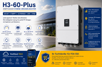 FOX ESS H3-60-Plus Hybrid-Wechselrichter 60 kW, 3-phasig,...