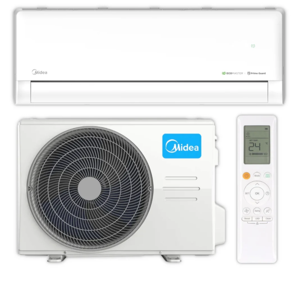 Midea Solstice 12 Single-Split Klimaanlage 3,5 kW Weiß – Komplettset