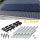 Trapezblech Montageset für 7 Module
