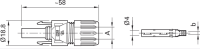 Stäubli Original MC4 Steckverbinder-Set 4–6 mm² – Stecker & Buchse