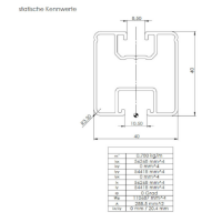 Montagesystem für 1 Photovoltaik-Modul auf dem Ziegeldach Hochkant