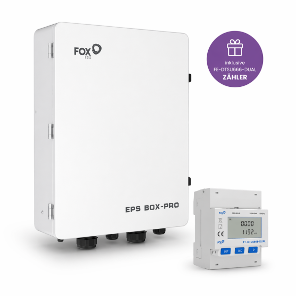 FoxESS EPS Box Pro HC 63A – 3-phasige Notstromumschaltung inkl. FE-DTSU666-DUAL
