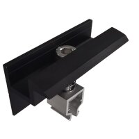 Montagesystem für 9 Photovoltaik-Module auf dem Ziegeldach Hochkant