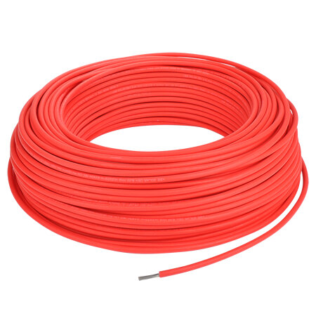 Solarkabel 4mm² H1Z2Z2-K rot (Meterware)