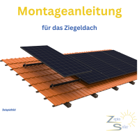 Photovoltaik-Komplettanlage 5,40 kWp für das Ziegeldach – mit 5 kW Hybrid-Wechselrichter & 5,18 kWh Speicher