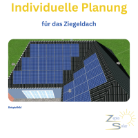 Photovoltaik-Komplettanlage 8,10 kWp für Ziegeldach – mit 8 kW Huawei Hybrid-Wechselrichter & 7 kWh Huawei Speicher