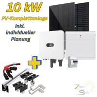 Photovoltaik-Komplettanlage 10,35 kWp für Ziegeldach...